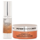 Peter Thomas Roth Clinically Stronger Brighetning 2 Piece Kit Of Full Size: Potent C Power Eye Cream 15ml+ Hydra Gel Eye Patches 30 Pairs  2pcs