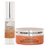 Peter Thomas Roth Clinically Stronger Brighetning 2 Piece Kit Of Full Size: Potent C Power Eye Cream 15ml+ Hydra Gel Eye Patches 30 Pairs  2pcs