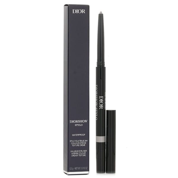 Christian Dior Diorshow Stylo 24H Wear Waterproof Creamy Eyeliner - # 076 Pearly Silver  0.3g