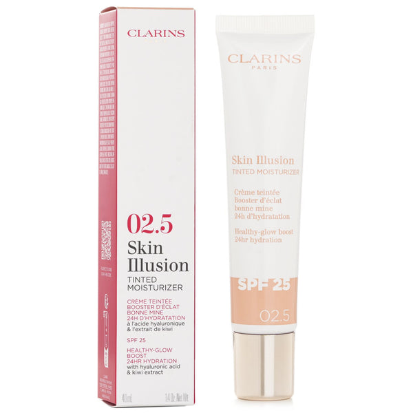 Clarins Skin Illusion Tinted Moisturizer SPF 25 - # 2.5  40ml