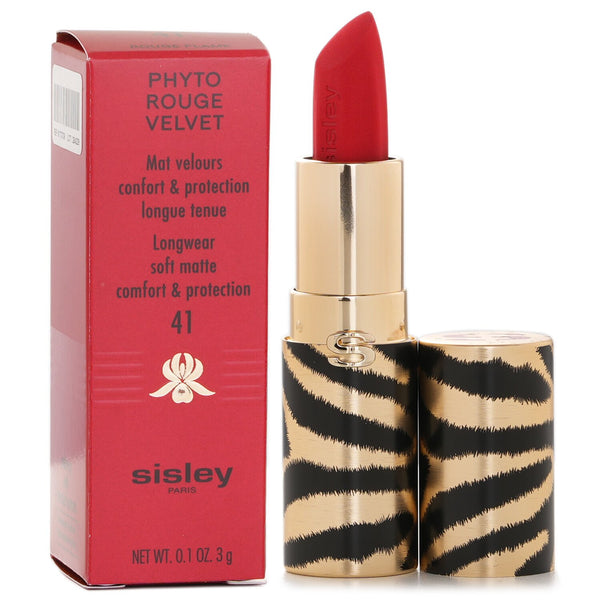 Sisley Phyto Rouge Velvet Lip Balm - # 41 Rouge Flame  3g