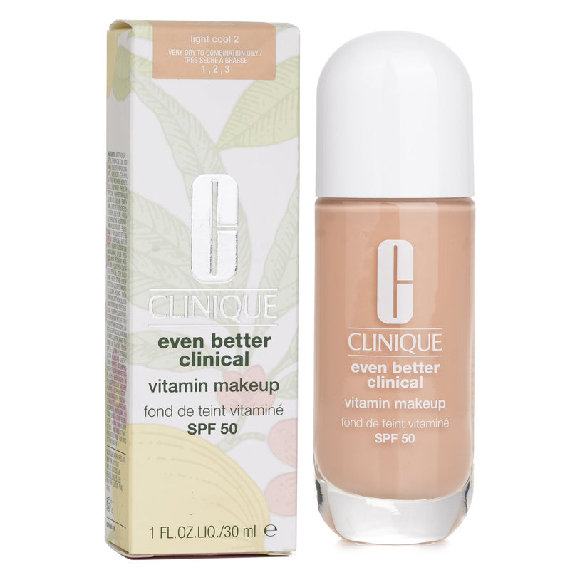 Clinique Even Better Clinical Vitamin MakeUp Foundation SPF 50 - # 2 Light Cool  30ml