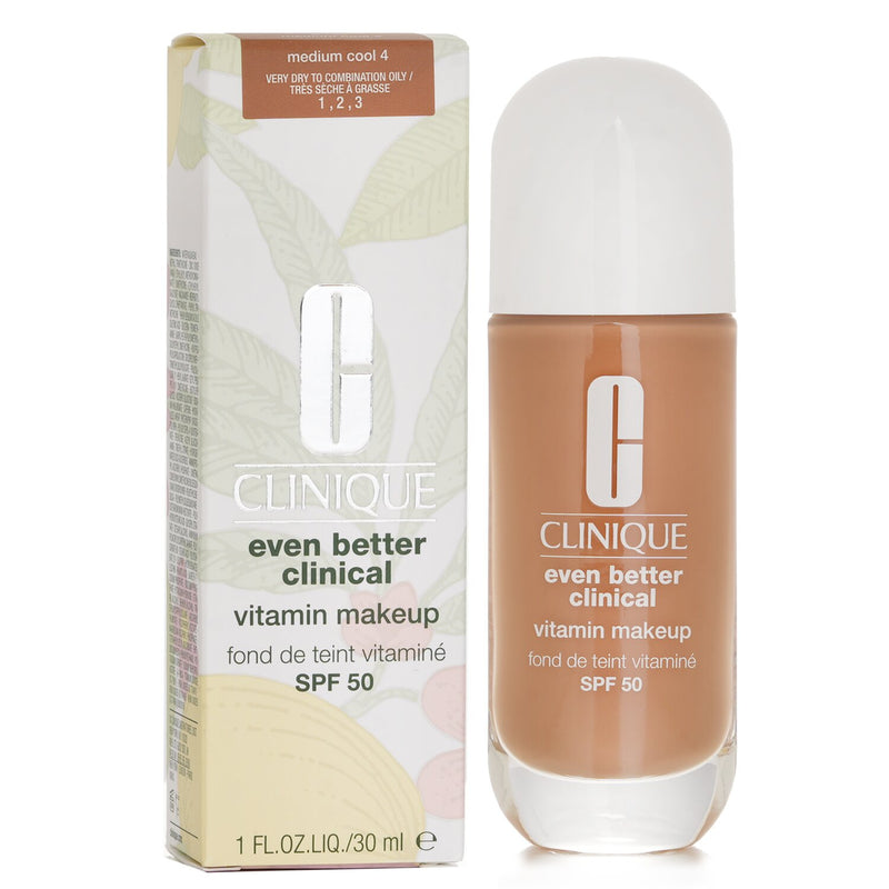 Clinique Even Better Clinical Vitamin MakeUp Foundation SPF 50 - # 4 Medium Cool  30ml