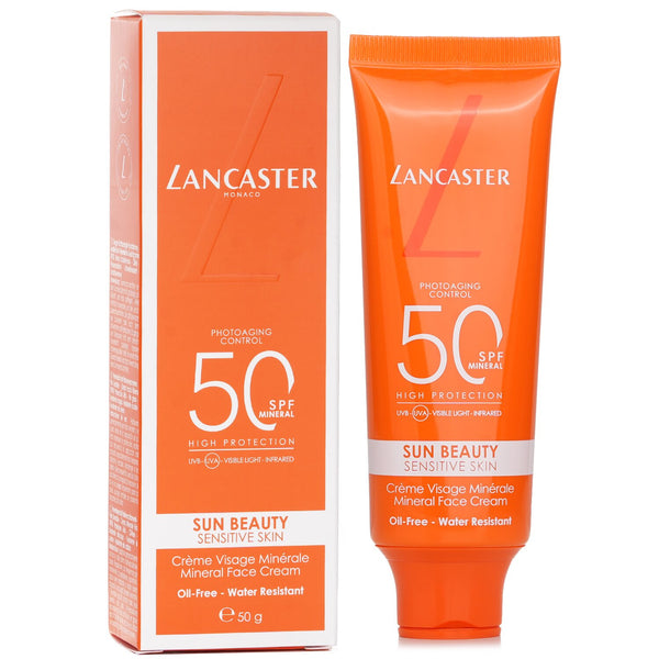 Lancaster Sun Beauty Sensitive Skin Mineral Face Cream SPF 50  50g