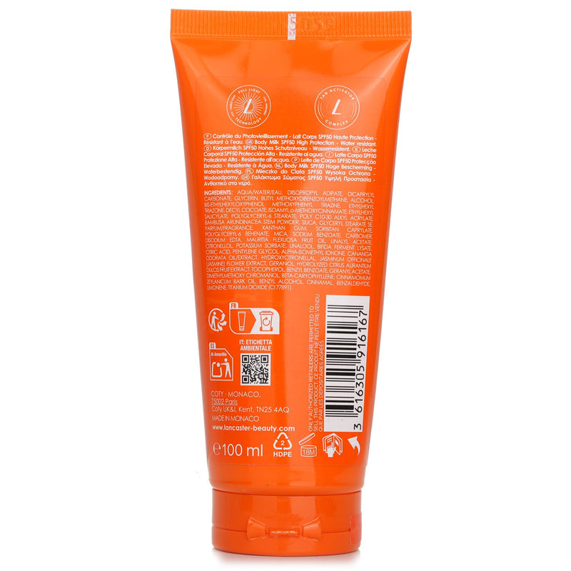 Lancaster Sun Beauty Body Milk SPF 50  100ml