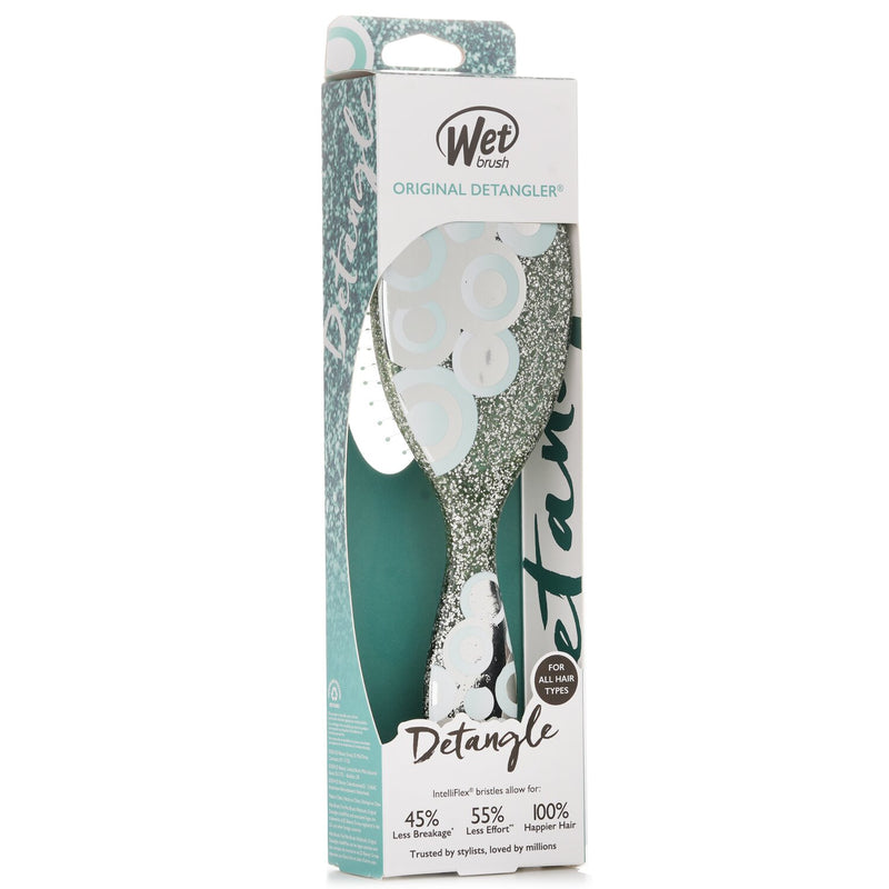 Wet Brush Original Detangler Groovy Disco Teal Hair Brush  1pc