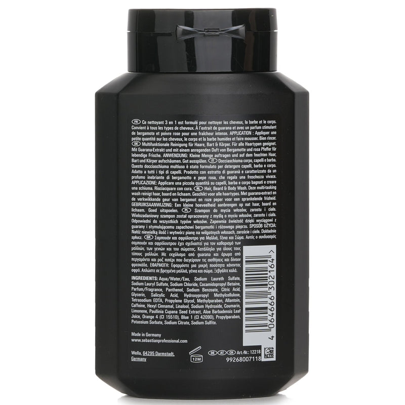 Sebastian Seb Man The Multitasker Hair, Beard & Body Wash  250ml