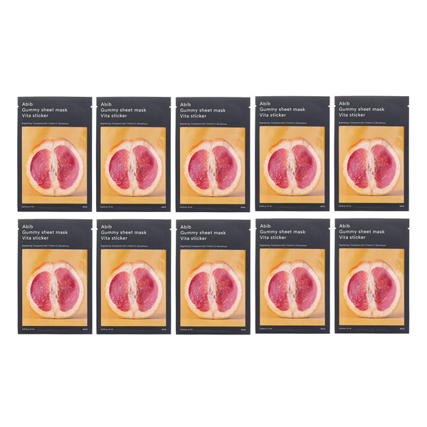 Abib Gummy Sheet Mask Vita Sticker  27ml x10pcs