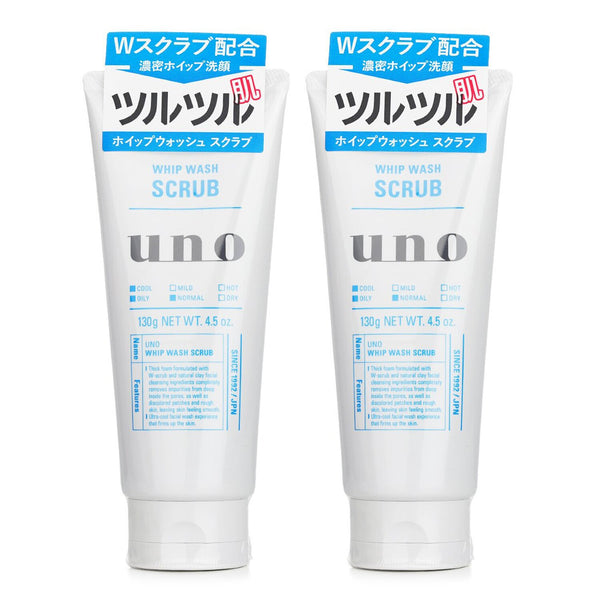 UNO 【1+1 Set】Whip Wash Scrub  130g/4.5oz x2