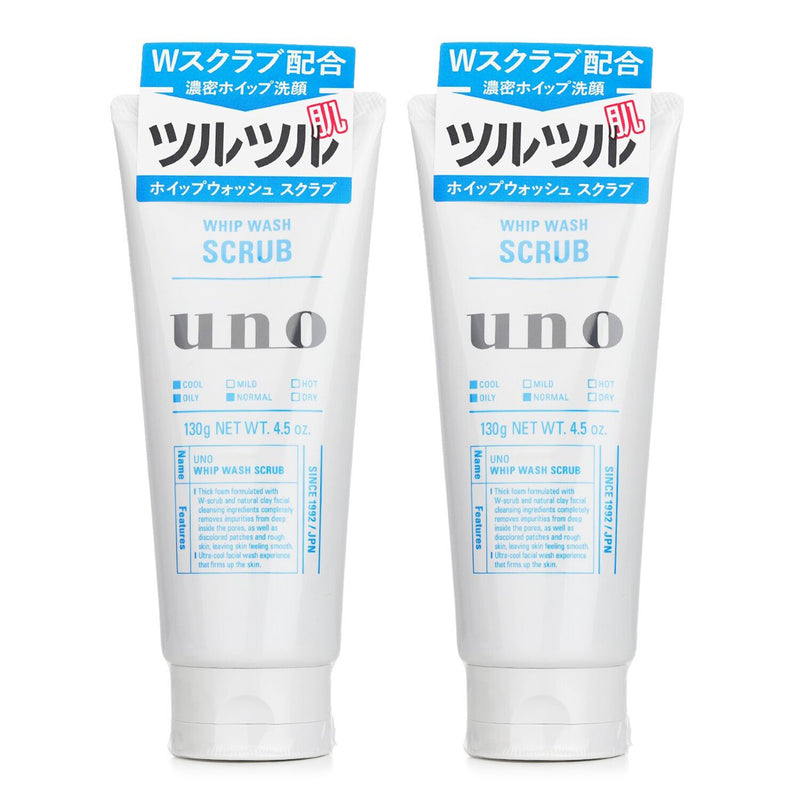 UNO 【1+1 Set】Whip Wash Scrub  130g/4.5oz x2