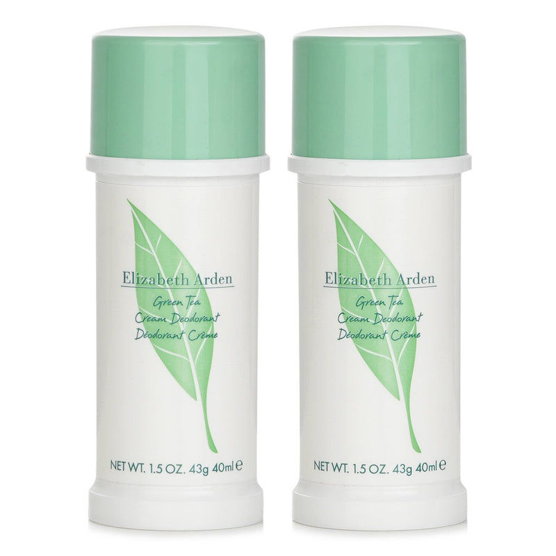 Elizabeth Arden 【1+1 Set】Green Tea Cream Deo  43g/1.5oz x2