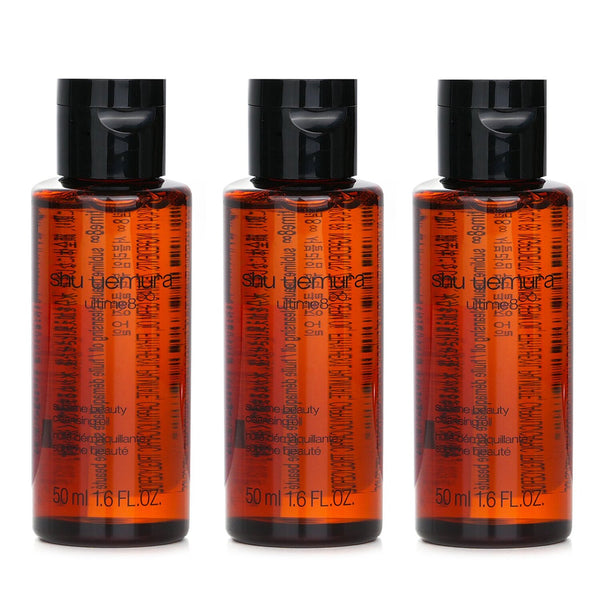 Shu Uemura 【Super Saver Pack】Ultime8 Sublime Tsubaki Cleansing Oil (Miniature)  50ml/1.6oz x3