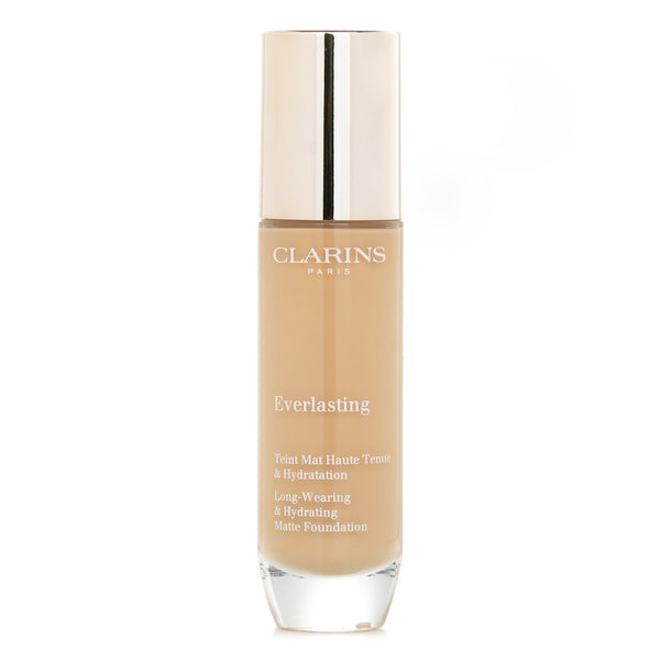 Clarins Everlasting Long Wearing & Hydrating Matte Foundation - # 110N Honey(Box Slightly Damaged)  30ml/1oz