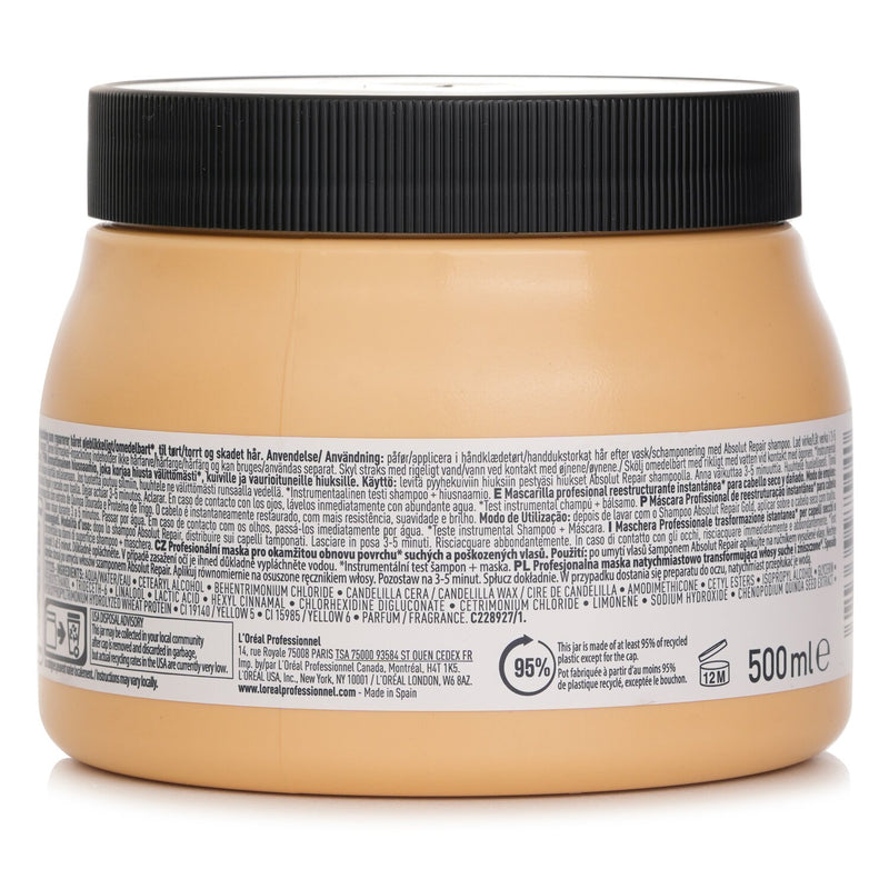 L'Oreal Absolut Repair Professional Hair Mask  500ml/16.9oz