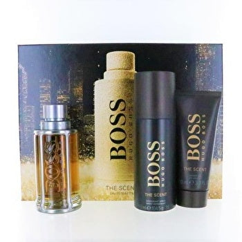 Hugo Boss The Scent 3 Piece Gift Set for Men 3.3 Oz