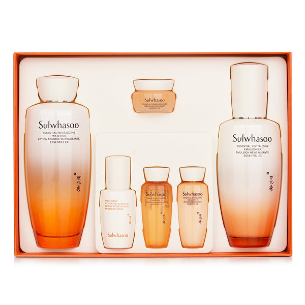 Sulwhasoo Essential Revitalizing Set: Essential Revitalizing Water EX 125ml+Essential Revitalizing Emulsion EX 150ml  2 pcs