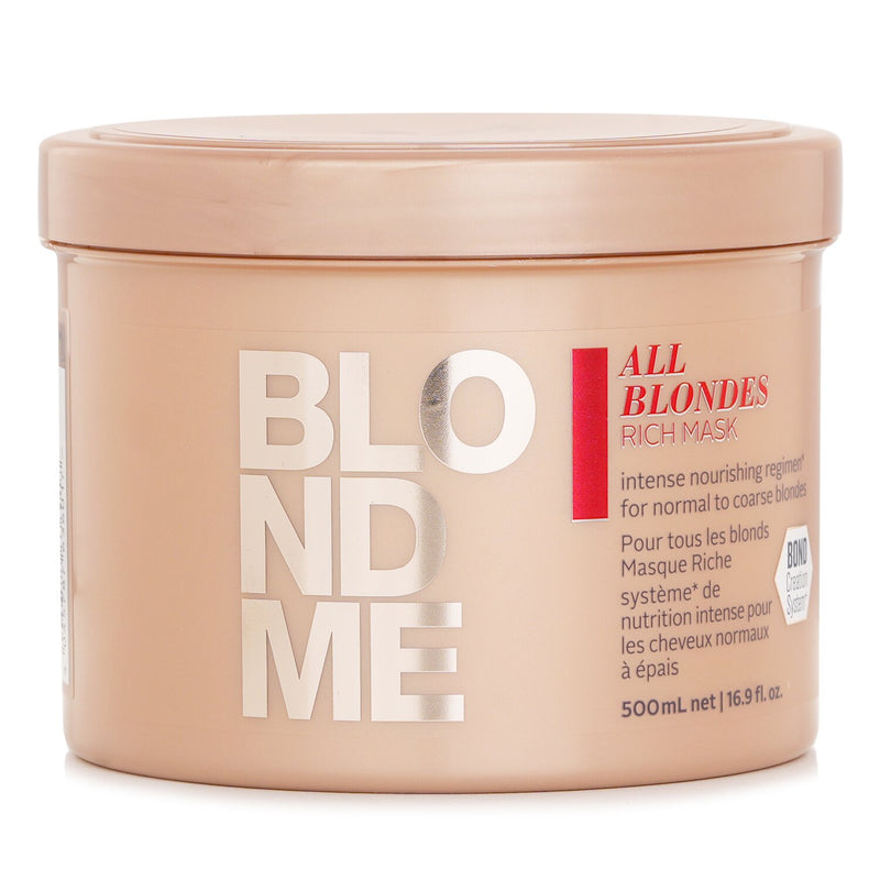 Schwarzkopf Blond Me All Bl Rich Mask  500ml