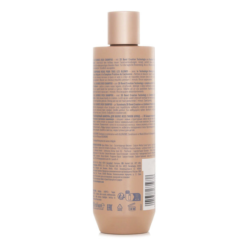 Schwarzkopf Blond Me All Bl Rich Shampoo  300ml