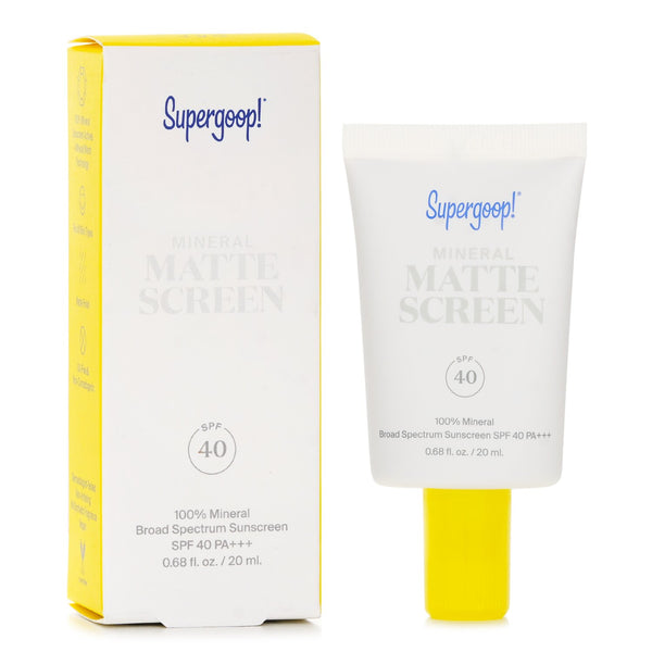 Supergoop Mineral Mattescreen SPF 40  20ml