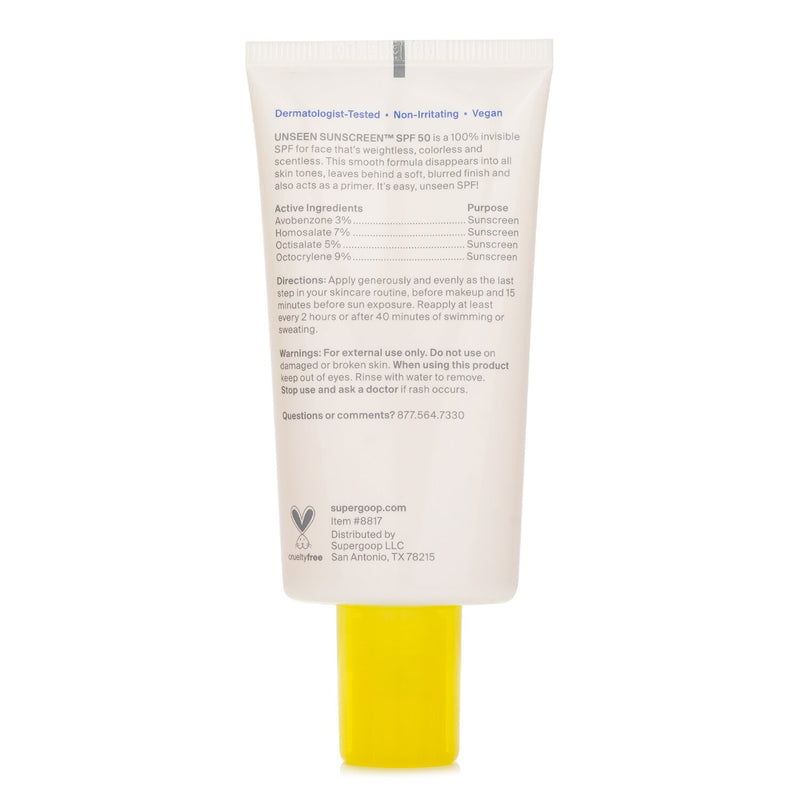 Supergoop Unseen Sunscreen SPF 50  50ml