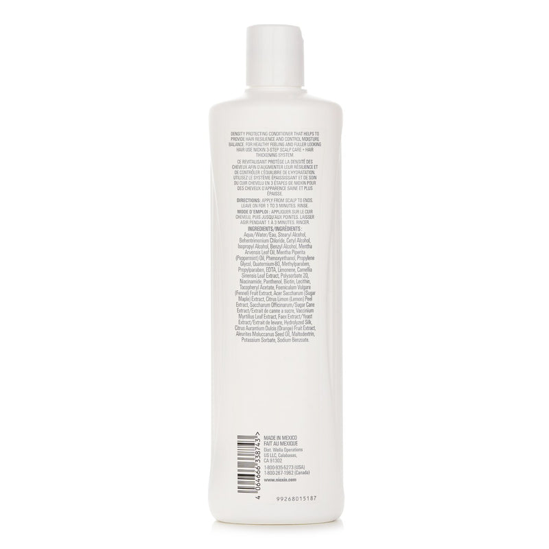 Nioxin Density System 3 Scalp Therapy Conditioner (Colored Hair, Light Thinning, Color Safe)  500ml/16.9oz