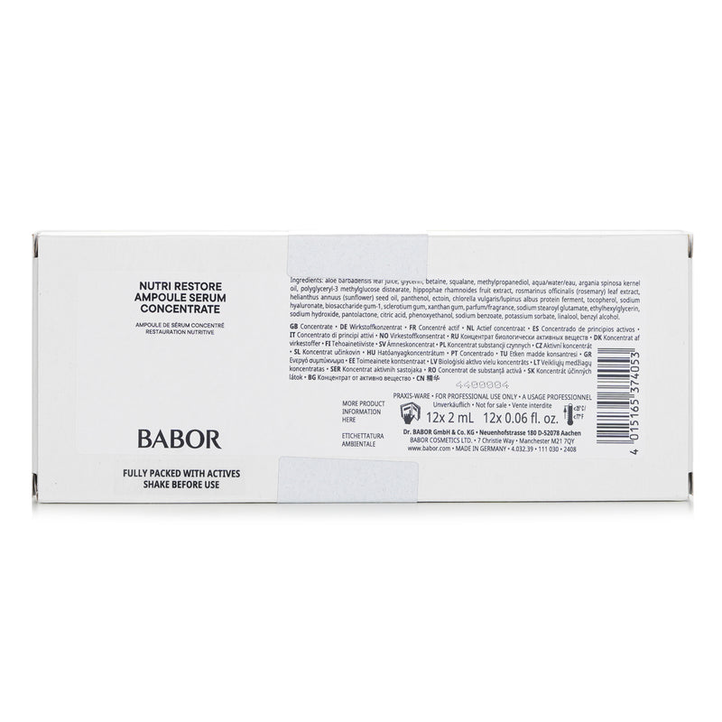 Babor Nutri Restore Ampoule Serum Concentrate  12x 2ml