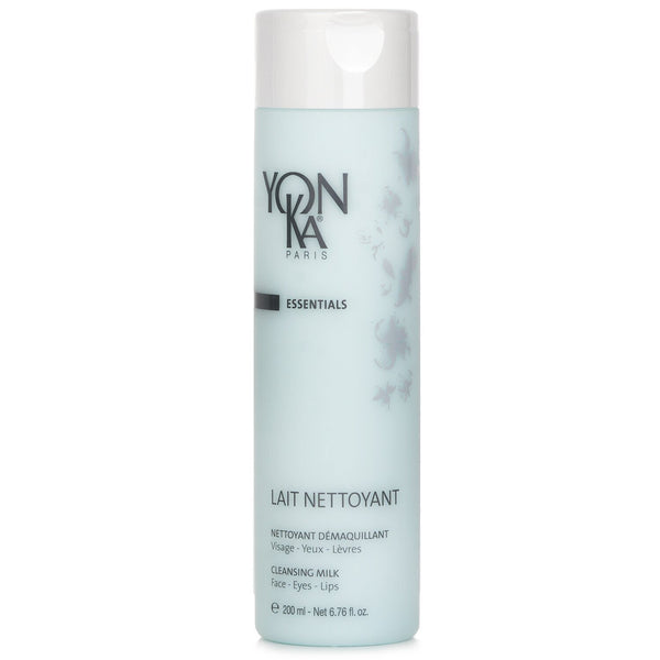 Yonka Essentials Cleansing Milk With Borneol - Face, Eyes & Lips (Unboxed)  200ml/6.76oz