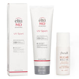 Fresh Fresh Sugar Roll-On Deodorant 75ml X EltaMD UV Sport Broad Spectrum SPF 50 226g  2pcs