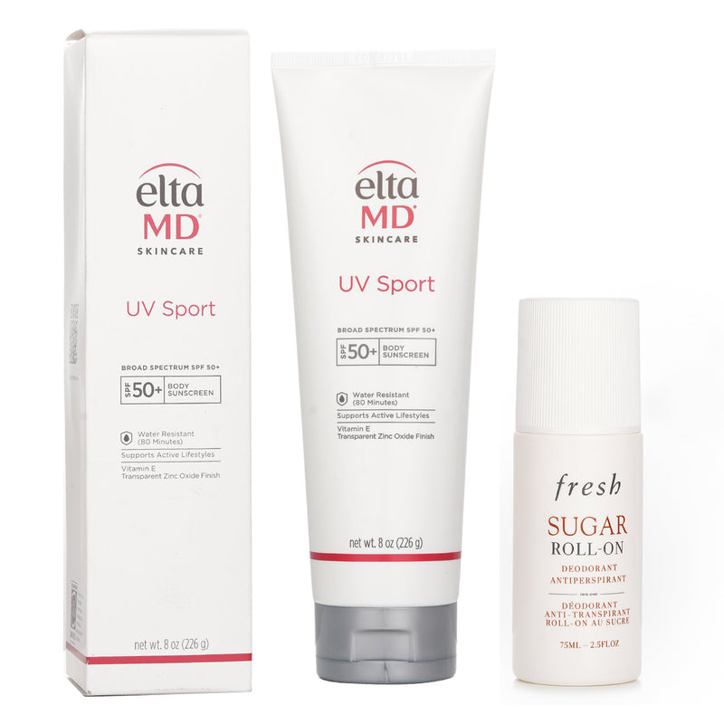 Fresh Fresh Sugar Roll-On Deodorant 75ml X EltaMD UV Sport Broad Spectrum SPF 50 226g  2pcs