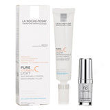 La Roche Posay La Roche Posay Pure Vitamin C Light Anti-Wrinkle Firming Moisturising Filler 30ml X Natural Beauty Hydrating Radiant Eye Concentrate (Exp Date: 02/2026) 15ml  2pcs