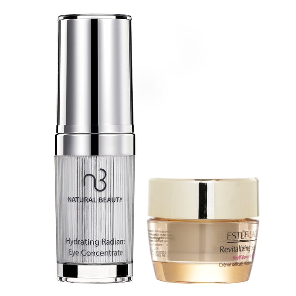 Estee Lauder Estee Lauder Revitalizing Supreme + Youth Power Soft Creme (Miniature) 15ml X Natural Beauty Hydrating Radiant Eye Concentrate (Exp Date: 02/2026) 15ml  2pcs