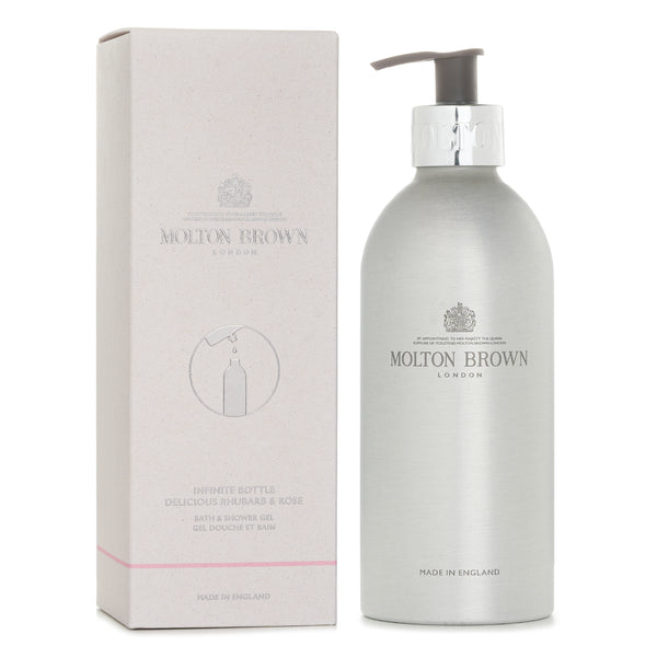 Molton Brown Infinite Bottle Delicious Rhubarb & Rose Bath & Shower Gel 400ml