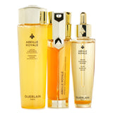 Guerlain Abeille Royale Anti Aging Skincare 3 Step Duo Set (Lotion 150ml + Advanced Serum 50ml + Watery Oil 50ml)  3pcs