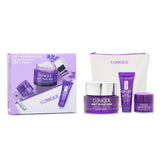 Clinique Smart Clinic.Set: Lifting Face+Neck Cream 50ml+Wrinkle Correcting Serum 10ml+Wrinkle Corrective Eye Cream 5ml +Bag  4pcs