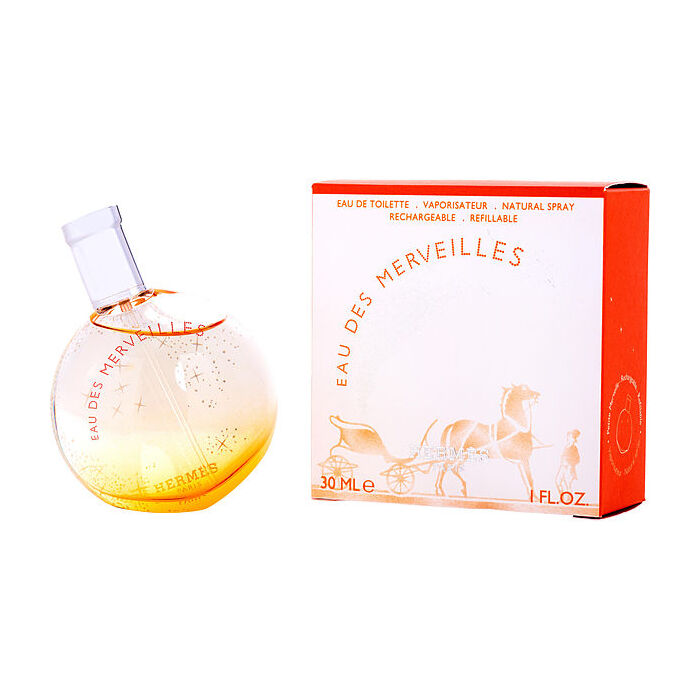 Hermes Eau Des Merveilles Eau De Toilette Refillable Spray 30ml/1oz