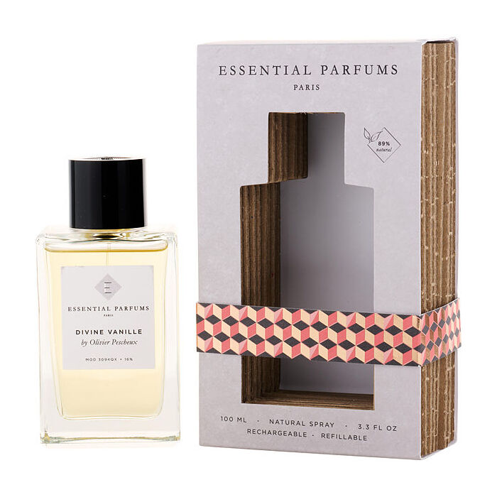 Essential Parfums Divine Vanille Eau De Parfum Refillable Spray 90ml/3.3oz