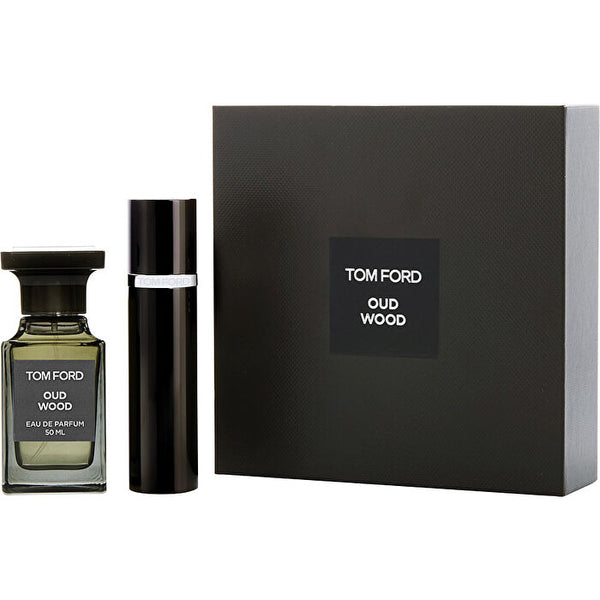 Tom Ford Oud Wood Eau De Parfum Spray 50ml/1.7oz & Eau De Parfum Spray 10ml/0.33oz