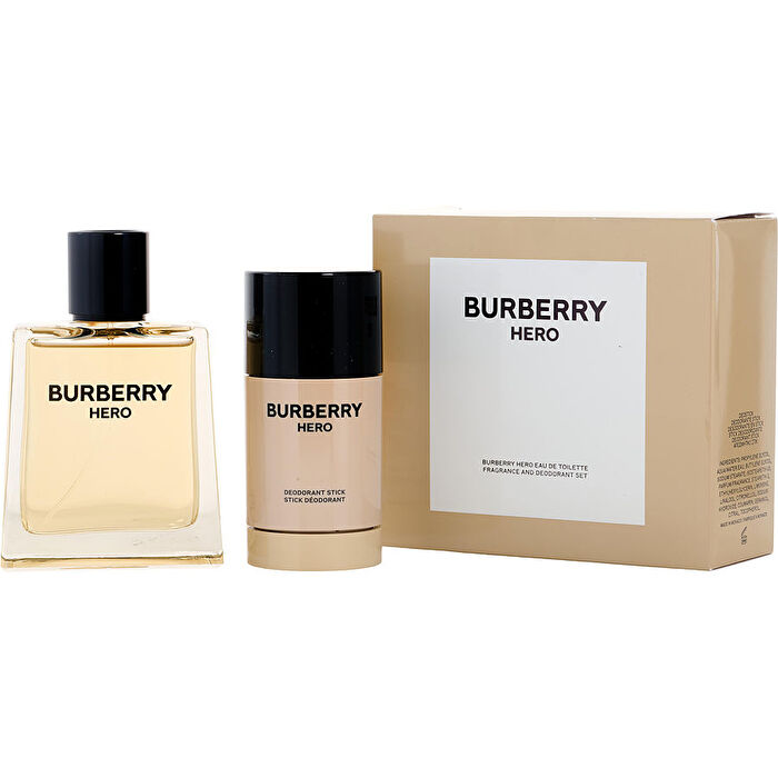 Burberry Hero Eau De Toilette Spray 90ml/3.4oz & Deodorant Stick 60ml/2.5oz