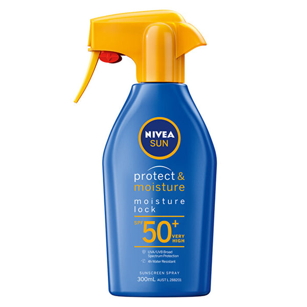 Nivea Sun Spray Protect And Moisture Spf50+ 300ml/10.1oz