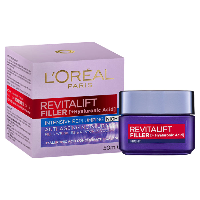 L'Oreal L'oreal Revitalift Filler (ha) Intensive Replumping Anti-ageing Nigh 50ml