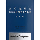 Salvatore Ferragamo Acqua Essenziale Blu Eau de Toilette Spray for Men Cedar Lavender Lemon 1.7oz