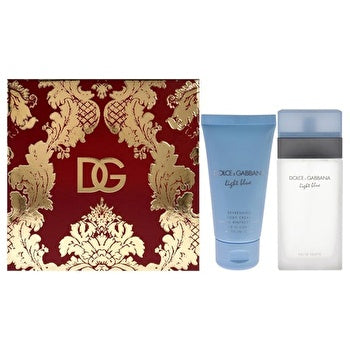 Dolce & Gabbana Light Blue for Women 2 Pc Gift Set EDT Spray 1.7oz Body Cream Fresh 5.0 Ounce 3.3oz