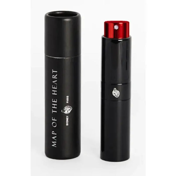 Map Of The Heart Black Refillabe Unisex Automiser