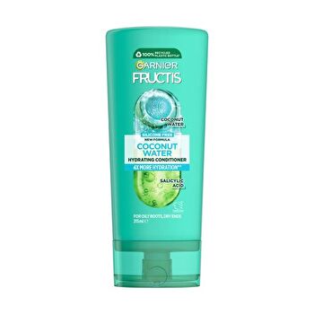 Garnier Fructis Coconut Water Conditioner for Oily Roots, Dry Ends 315ml