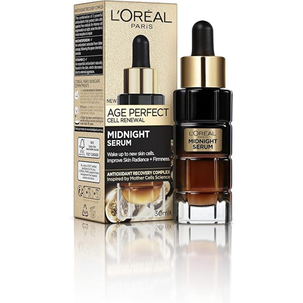 L'Or?al Paris, Face Serum, Protecting & Repairing, Age Perfect Cell Renewal, 30ml