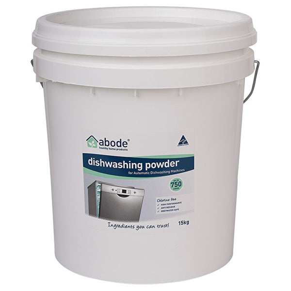 Abode Cleaning Products Abode Dishwashing Powder (for Automatic Dishwashing Machines) Bucket 15kg