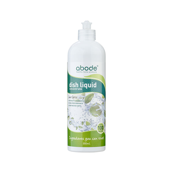 Abode Cleaning Products Abode Dish Liquid Concentrate Lime Spritz 500ml