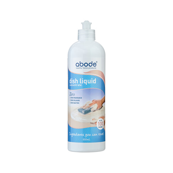 Abode Cleaning Products Abode Dish Liquid Concentrate Zero 500ml