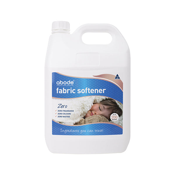 Abode Cleaning Products Abode Fabric Softener (Front & Top Loader) Zero 4000ml