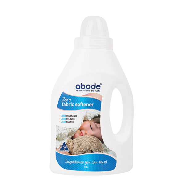 Abode Cleaning Products Abode Fabric Softener (Front & Top Loader) Zero 1000ml